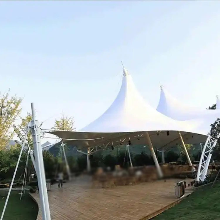 鸡东县膜结构景观棚