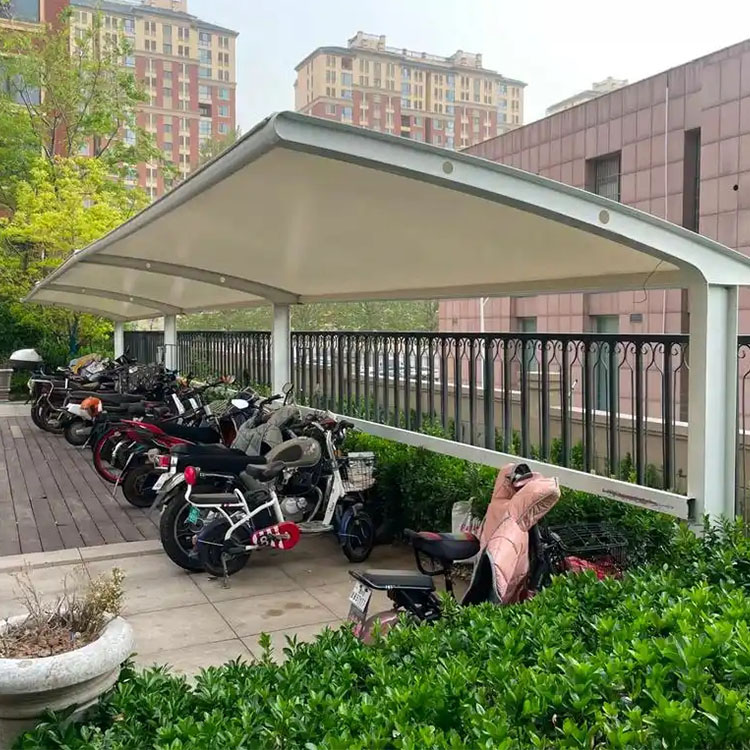 鸡东县膜结构电动车棚